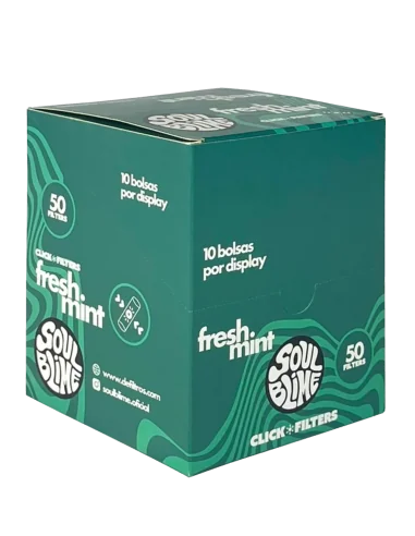 FILTROS SLIM FRESH MINT CLICK SOULBLIME 10 UDS