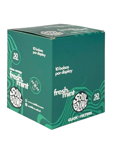FILTROS SLIM FRESH MINT CLICK SOULBLIME 10 UDS