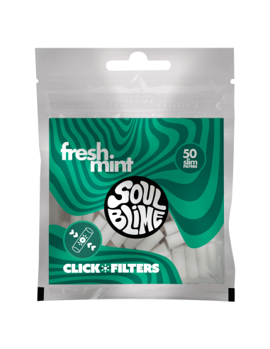 FILTROS SLIM FRESH MINT CLICK SOULBLIME 10 UDS