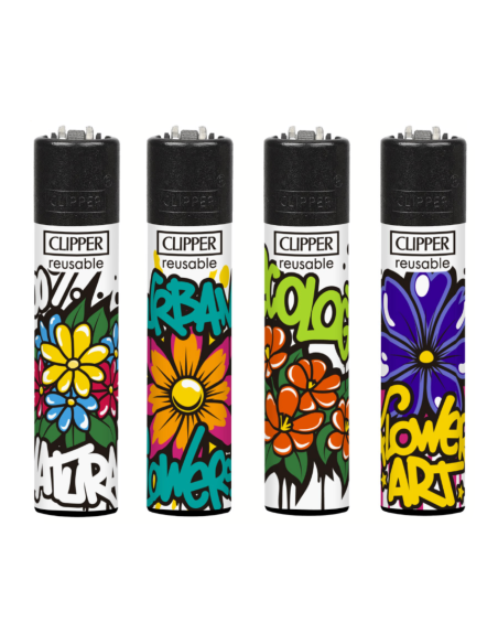 ENCENDEDOR CLIPPER URBAN FLOWERS 24 UDS