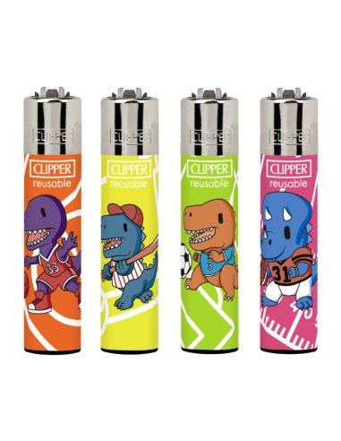 ENCENDEDOR CLIPPER DINO SPORT 24 UDS