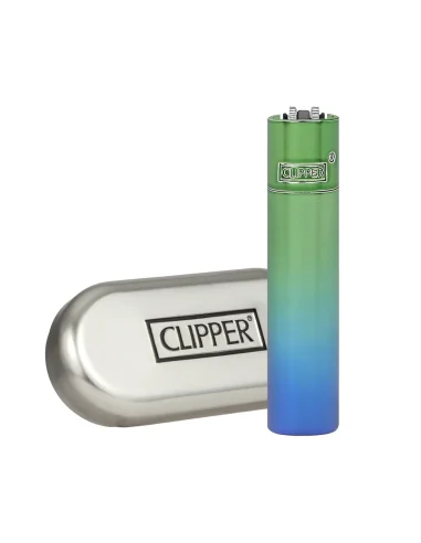 ENCENDEDOR CLIPPER METÁLICO PEACOCK 12 UDS