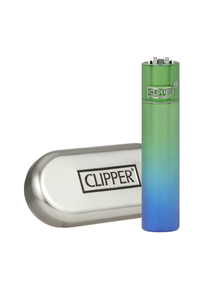 ENCENDEDOR CLIPPER METÁLICO PEACOCK 12 UDS