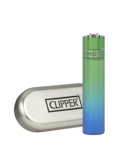 ENCENDEDOR CLIPPER METÁLICO PEACOCK 12 UDS