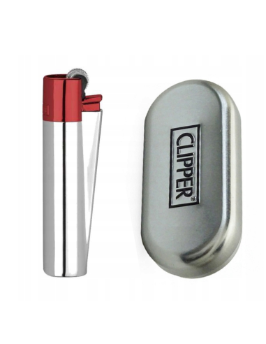 ENCENDEDOR CLIPPER METÁLICO SILVER DEVIL 12 UDS