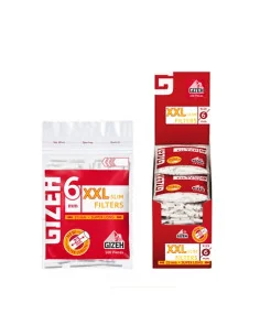 FILTROS GIZEH XXL SLIM 6 MM X 23 MM 20 UDS