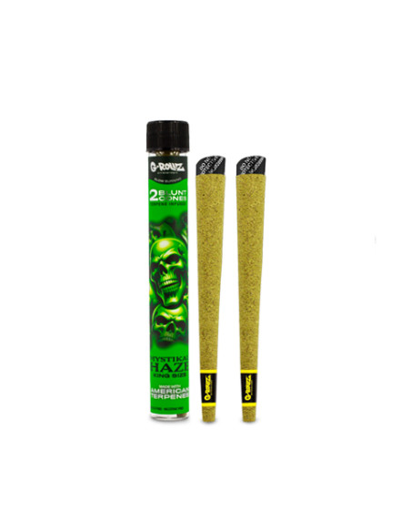 TUBO CONO G-ROLLZ TERPENE BLUNT X2 MYSTIKAL HAZE 12 UDS