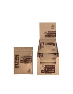 FILTROS GIZEH UNBLEACHED XL SLIM ORGANICOS BIODEGRADABLE...