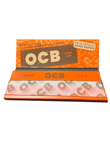 PAPELILLOS OCB VIRGIN 1 1/4 25 UDS