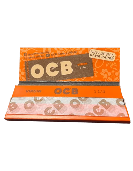 PAPELILLOS OCB VIRGIN 1 1/4 25 UDS