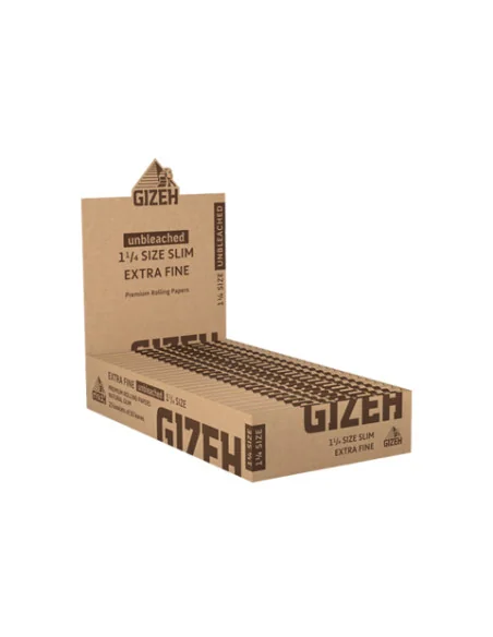 PAPELILLOS GIZEH UNBLEACHED 1 1/4 25 UDS