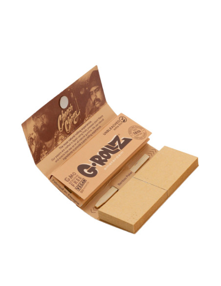PAPELILLOS G-ROLLZ 1 1/4 + TIPS UNBLEACH CHEECH&CHONG IN DA CHAIR CC350G