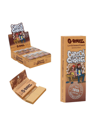 PAPELILLOS G-ROLLZ 1 1/4 + TIPS UNBLEACH...