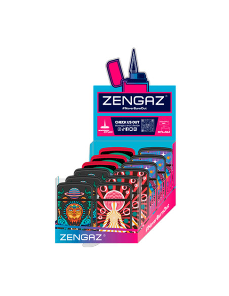 ENCENDEDOR ZENGAZ ZL12 JET FLAME MYSTICA 12 UDS