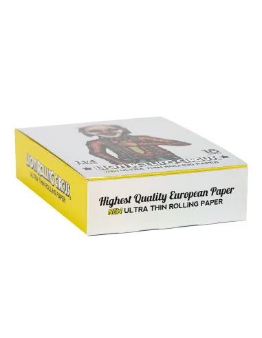 LRC PAPELILLOS 1 1/4 SILVER ULTRA THIN 18 UDS