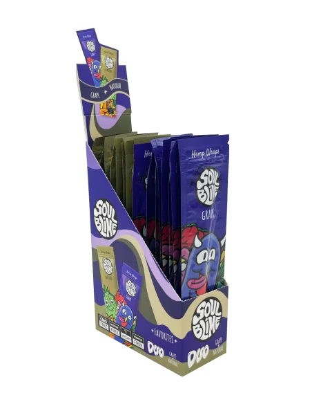 SOULBLIME HEMP WRAPS DUO FAVORITES 20 UDS