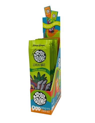 SOULBLIME HEMP WRAPS DUO TERP PARADISE 20 UDS