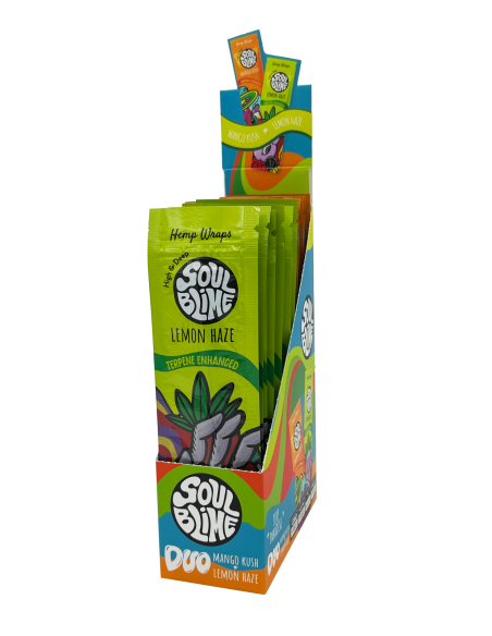 SOULBLIME HEMP WRAPS DUO TERP PARADISE 20 UDS
