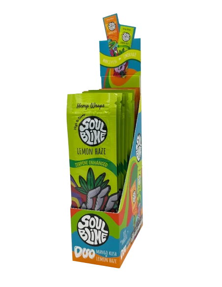 SOULBLIME HEMP WRAPS DUO TERP PARADISE 20 UDS
