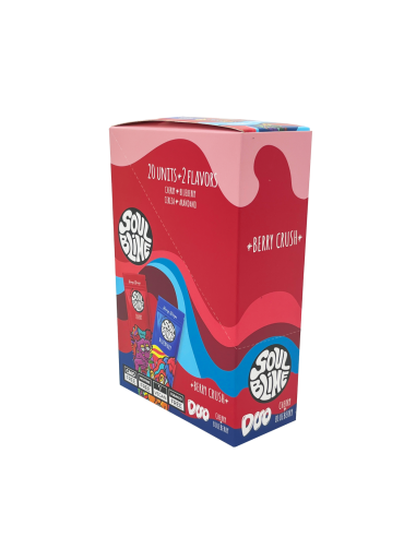 SOULBLIME HEMP WRAPS DUO BERRY CRUSH 20 UDS