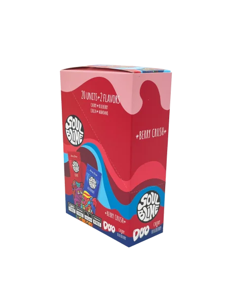 SOULBLIME HEMP WRAPS DUO BERRY CRUSH 20 UDS