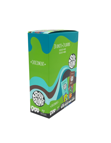 SOULBLIME HEMP WRAPS DUO CHOCOMINT 20 UDS