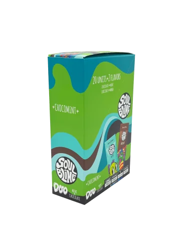 SOULBLIME HEMP WRAPS DUO CHOCOMINT 20 UDS
