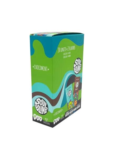 SOULBLIME HEMP WRAPS DUO CHOCOMINT 20 UDS