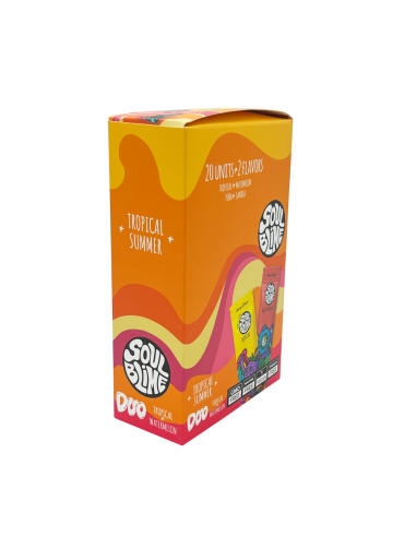 SOULBLIME HEMP WRAPS DUO TROPICAL  20 UDS
