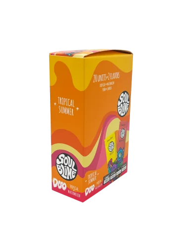 SOULBLIME HEMP WRAPS DUO TROPICAL 20 UDS