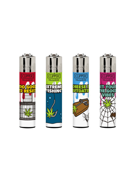 ENCENDEDOR CLIPPER GREEN BAIT 24 UDS