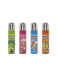 ENCENDEDOR CLIPPER LOL FOOD  24 UDS
