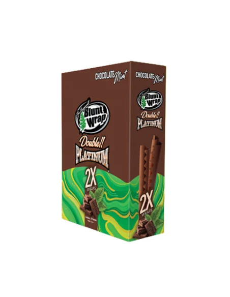 BLUNT WRAP PLATINUM X2 CHOCOLATE MENTA 25 UDS