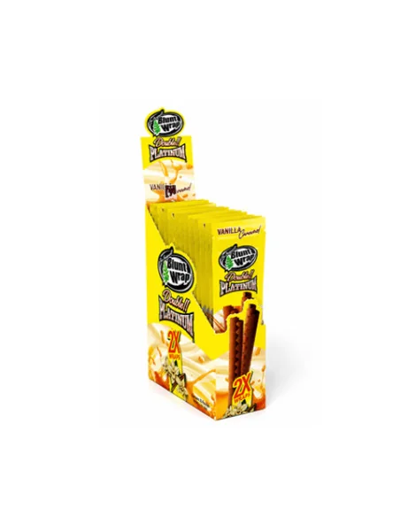 BLUNT WRAP PLATINUM X2 VAINILLA CARAMELO 25 UDS