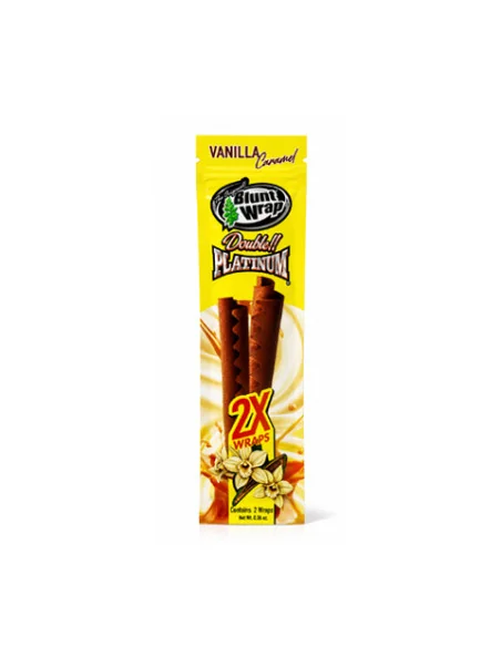 BLUNT WRAP PLATINUM X2 VAINILLA CARAMELO 25 UDS
