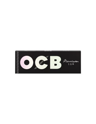 PAPELILLOS OCB NEGRO PREMIUM 1 1/4 25 UDS