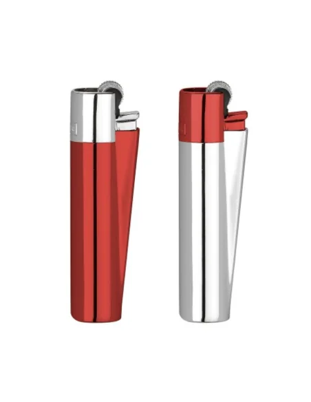 ENCENDEDOR CLIPPER METÁLICO SILVER DEVIL 1UDS
