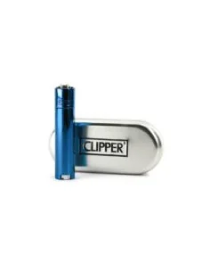 ENCENDEDOR CLIPPER METÁLICO DEEP BLUE 12 UDS