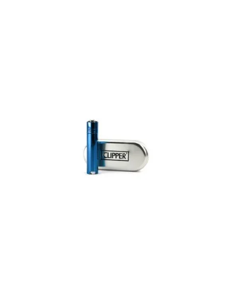 ENCENDEDOR CLIPPER METÁLICO DEEP BLUE 12 UDS