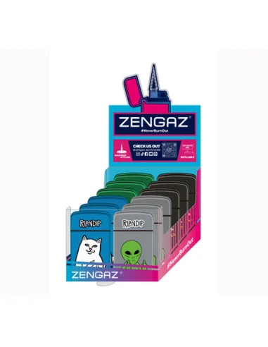 ENCENDEDOR ZENGAZ ZL12 JET FLAME DISENO RIPNDIP...