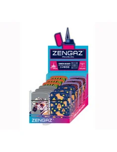 ENCENDEDOR ZENGAZ ZL12 JET FLAME ANIMALS 1 12 UDS