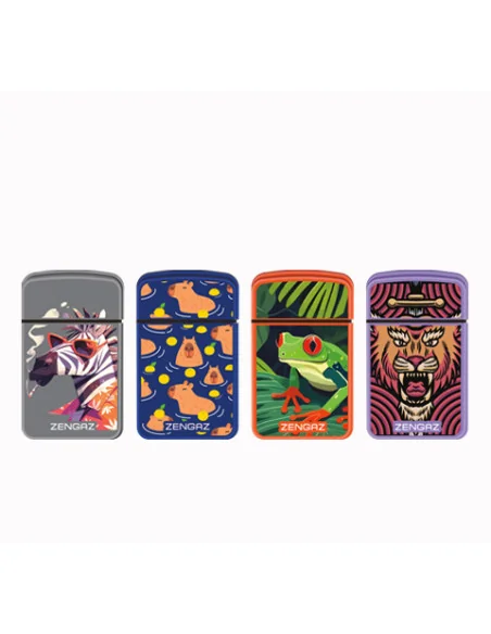ENCENDEDOR ZENGAZ ZL12 JET FLAME ANIMALS 1 12 UDS