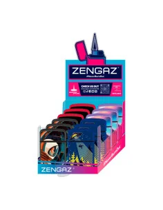 ENCENDEDOR ZENGAZ ZL12 JET FLAME DISENO SPACE 2 12 UDS
