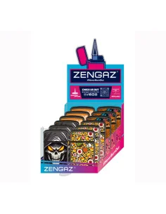 ENCENDEDOR ZENGAZ ZL12 JET FLAME HALLOWEEN 12 UDS