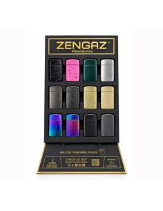 ENCENDEDOR ZENGAZ ZL12 JET FLAME METALICO 12 UDS