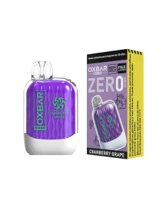 VAPORIZADOR OXBAR 8000 ZERO NIC CRANBERRY GRAPE