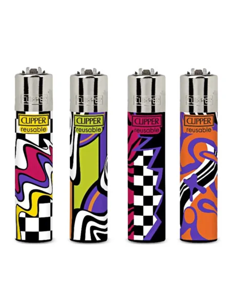 ENCENDEDOR CLIPPER PSYCHEDELIC PATTERN S 24 UDS