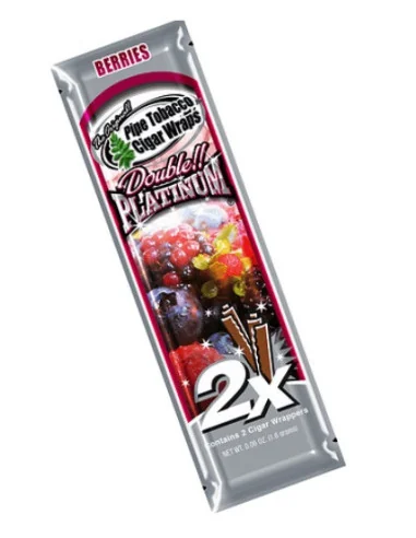 BLUNT WRAP PLATINUM X2 BERRIES 25 UDS