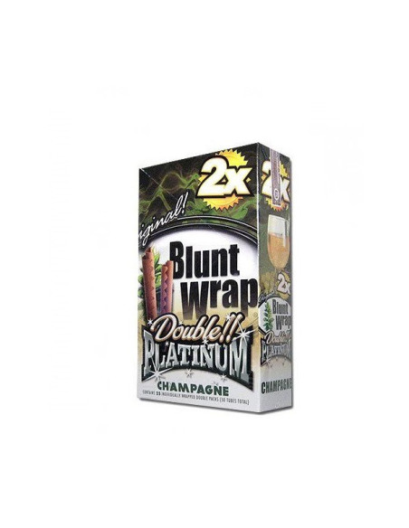 BLUNT WRAP PLATINUM X2 CHAMPAGNE 25 UDS