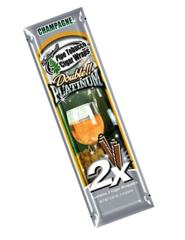 BLUNT WRAP PLATINUM X2 CHAMPAGNE 25 UDS